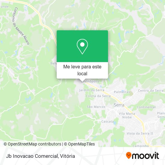 Jb Inovacao Comercial mapa