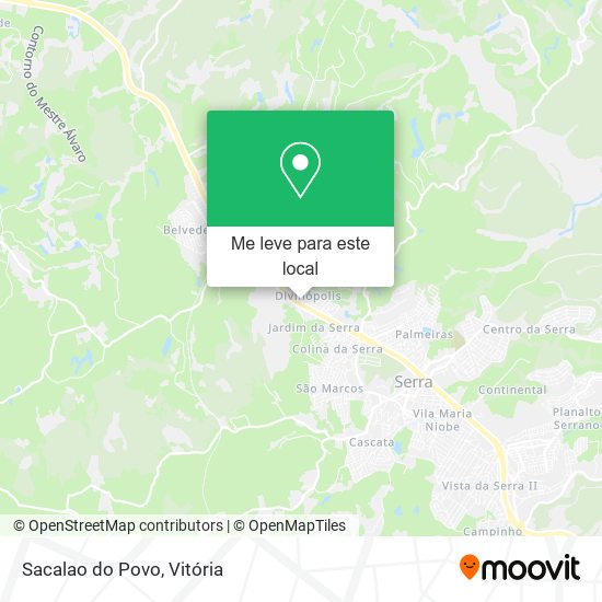 Sacalao do Povo mapa