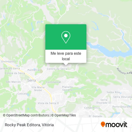 Rocky Peak Editora mapa