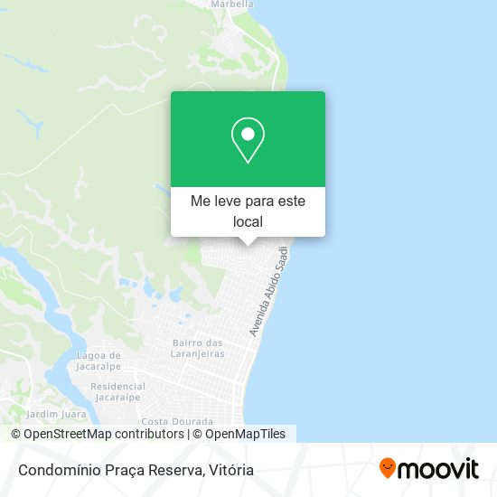 Condomínio Praça Reserva mapa