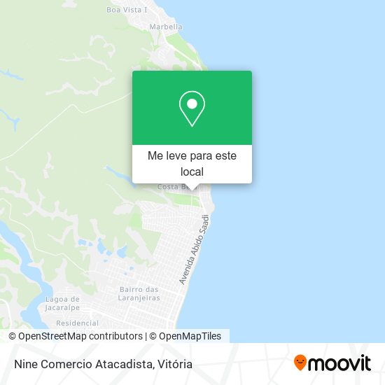 Nine Comercio Atacadista mapa