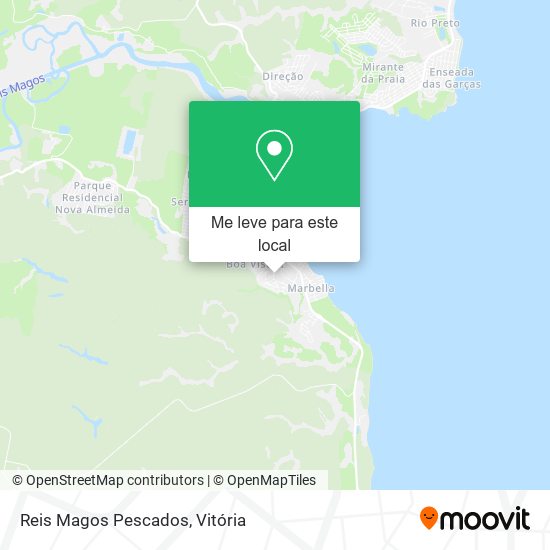 Reis Magos Pescados mapa