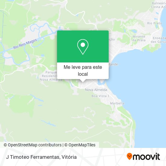 J Timoteo Ferramentas mapa