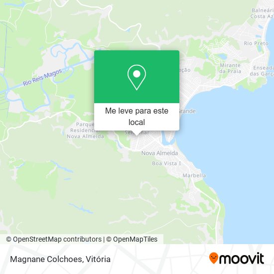 Magnane Colchoes mapa