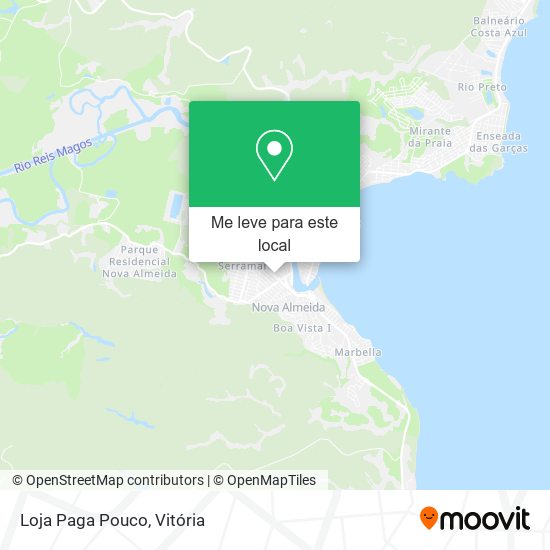 Loja Paga Pouco mapa