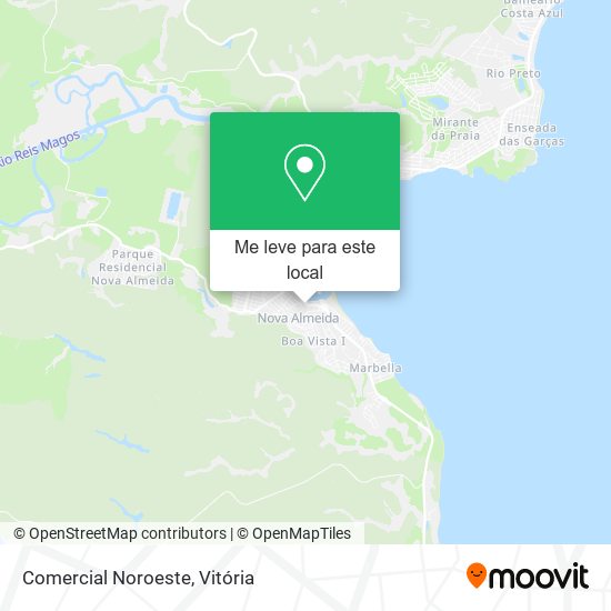 Comercial Noroeste mapa