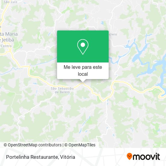 Portelinha Restaurante mapa