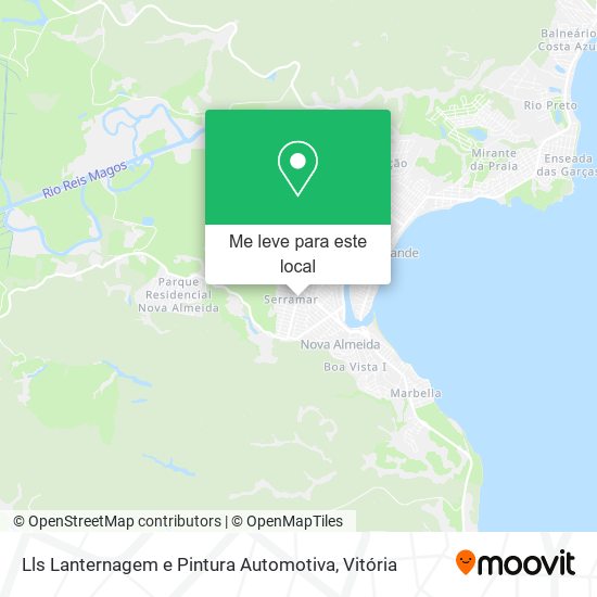 Lls Lanternagem e Pintura Automotiva mapa
