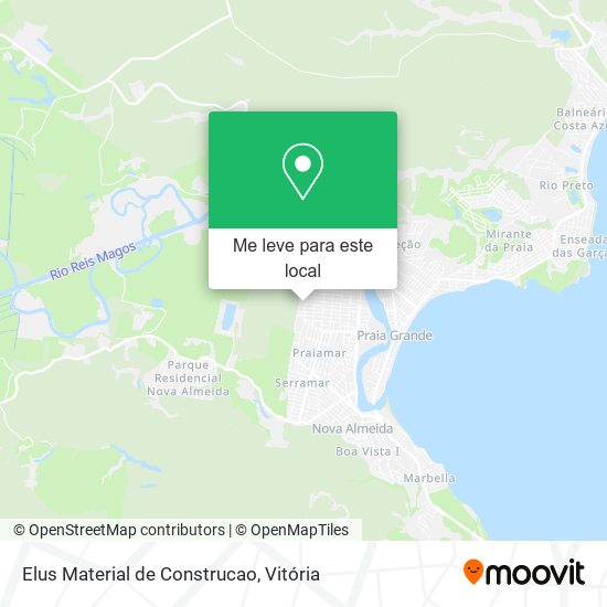Elus Material de Construcao mapa