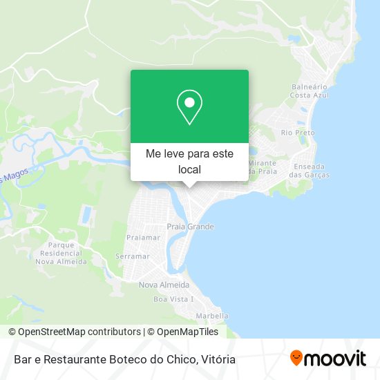 Bar e Restaurante Boteco do Chico mapa