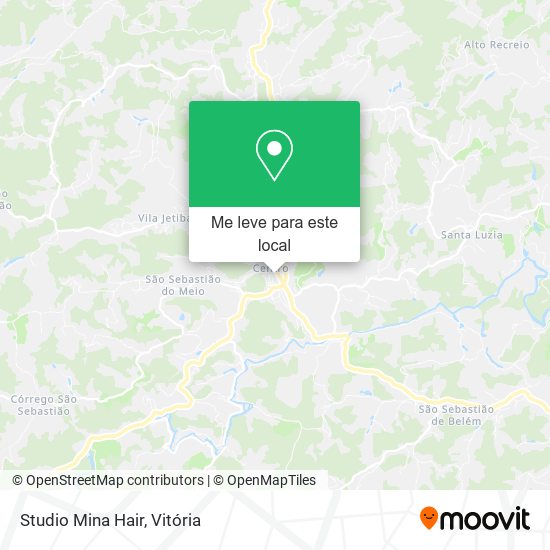 Studio Mina Hair mapa