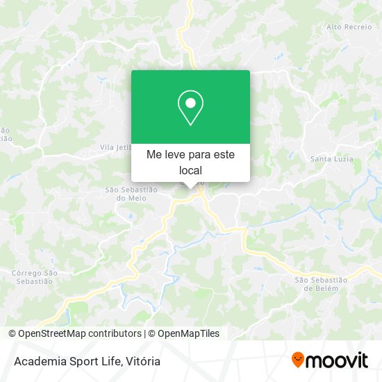 Academia Sport Life mapa