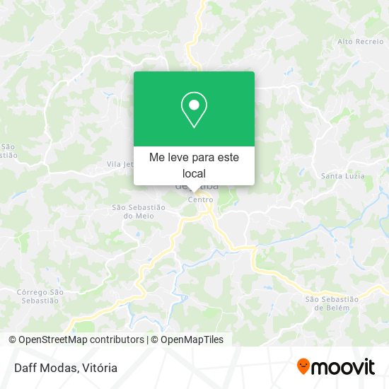 Daff Modas mapa