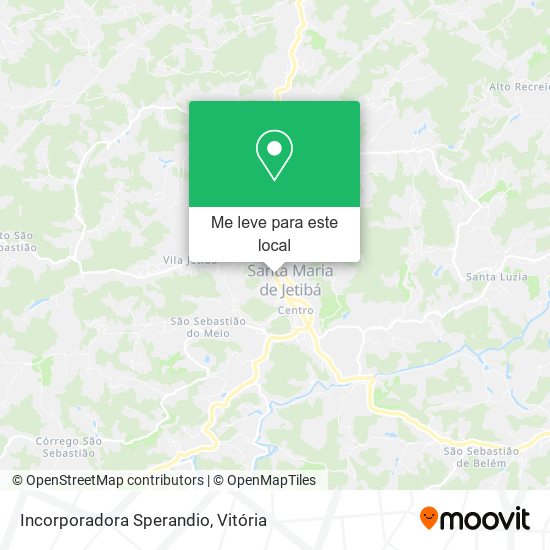 Incorporadora Sperandio mapa