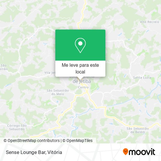 Sense Lounge Bar mapa