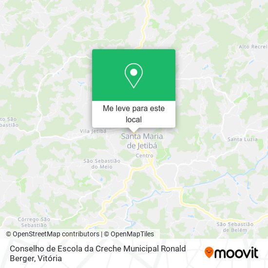 Conselho de Escola da Creche Municipal Ronald Berger mapa