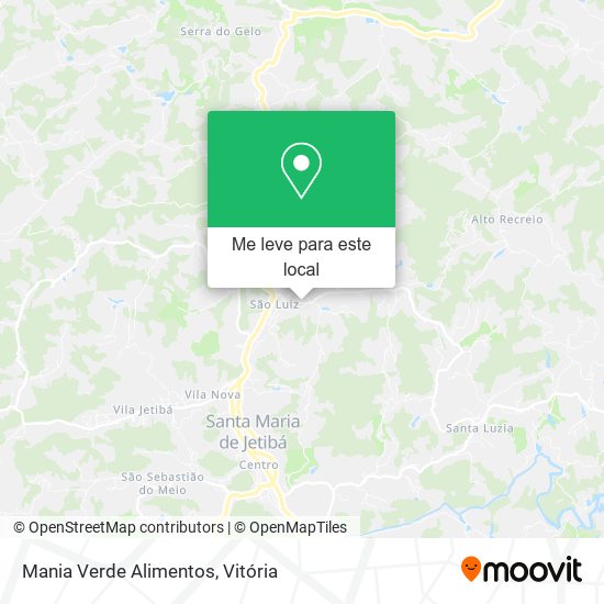 Mania Verde Alimentos mapa