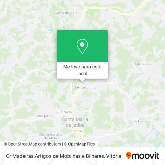 Cr Madeiras.Artigos de Mobilhas e Bilhares mapa