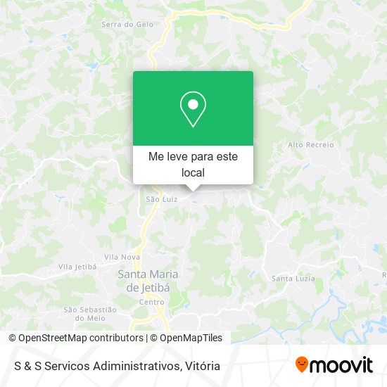 S & S Servicos Adiministrativos mapa