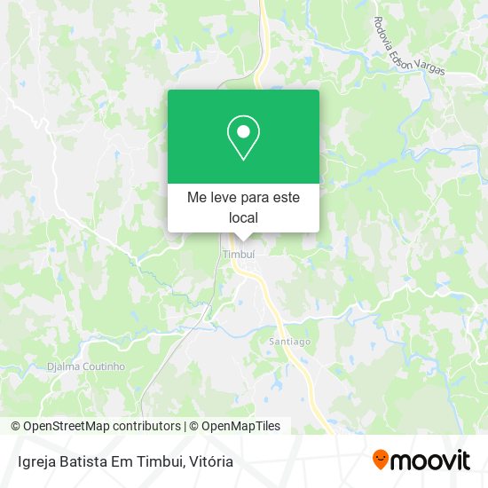 Igreja Batista Em Timbui mapa