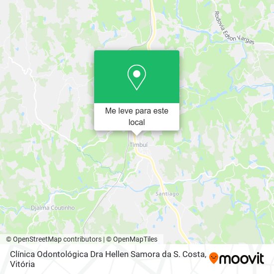 Clínica Odontológica Dra Hellen Samora da S. Costa mapa