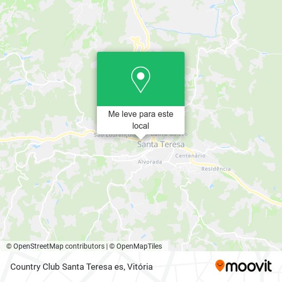 Country Club Santa Teresa es mapa