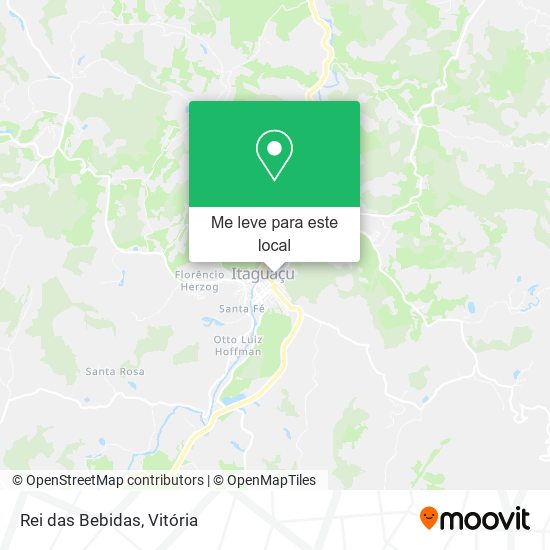 Rei das Bebidas mapa