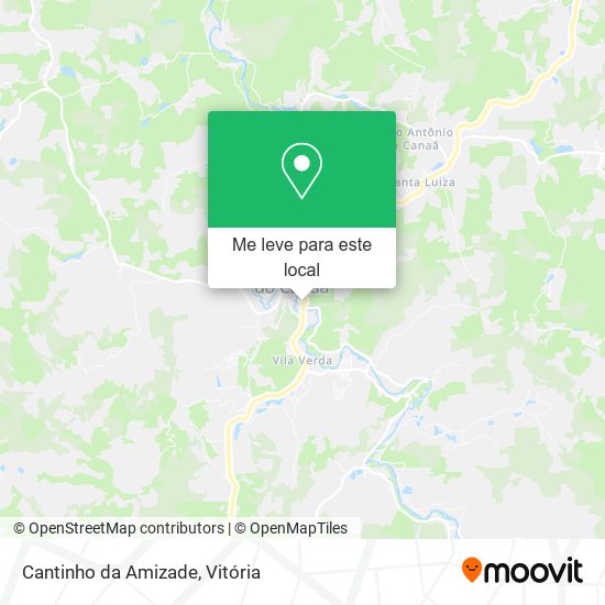 Cantinho da Amizade mapa