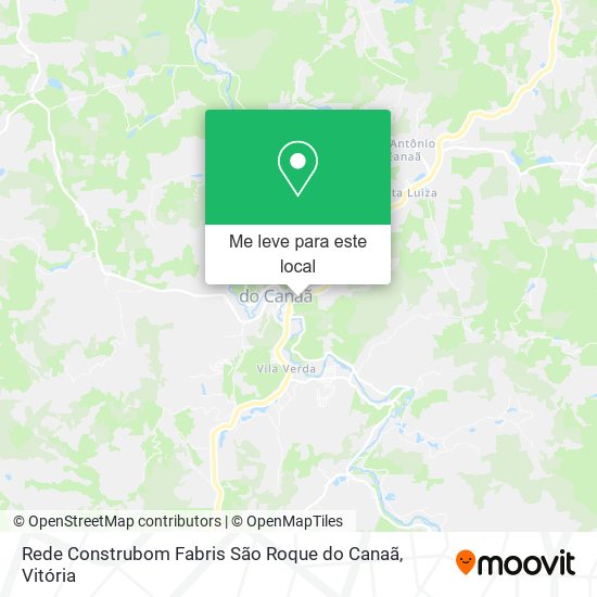 Rede Construbom Fabris São Roque do Canaã mapa