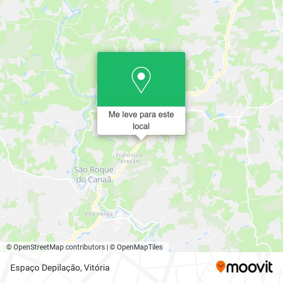 Espaço Depilação mapa