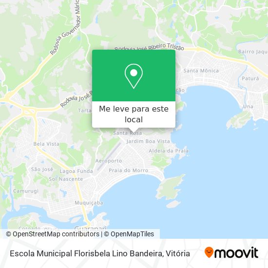 Escola Municipal Florisbela Lino Bandeira mapa