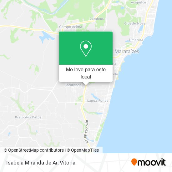 Isabela Miranda de Ar mapa