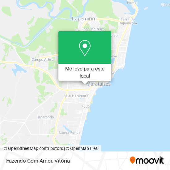 Fazendo Com Amor mapa