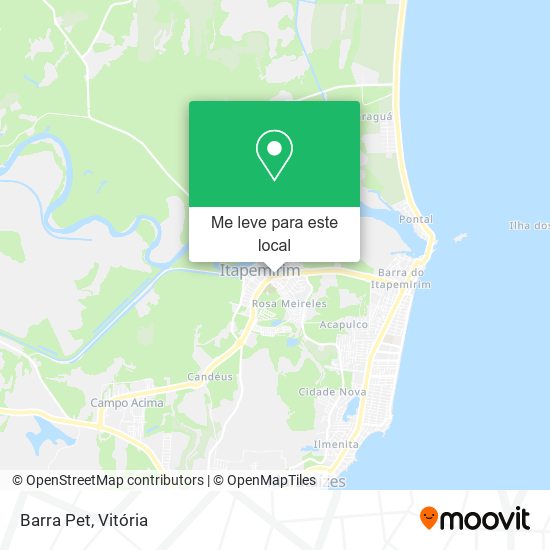 Barra Pet mapa