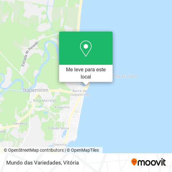 Mundo das Variedades mapa