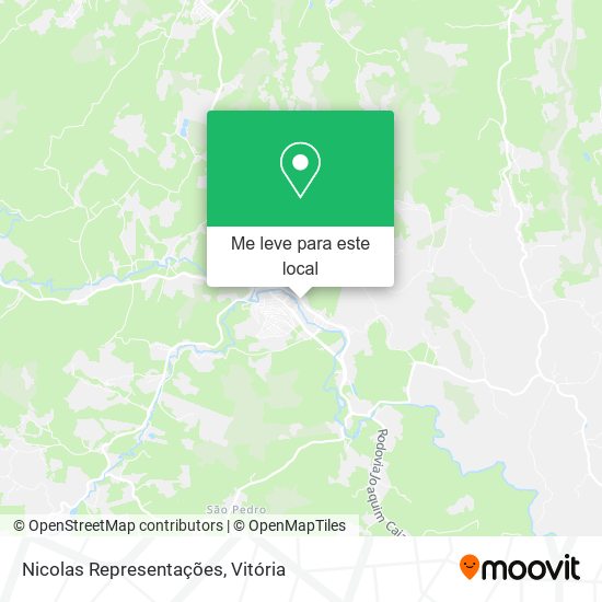 Nicolas Representações mapa