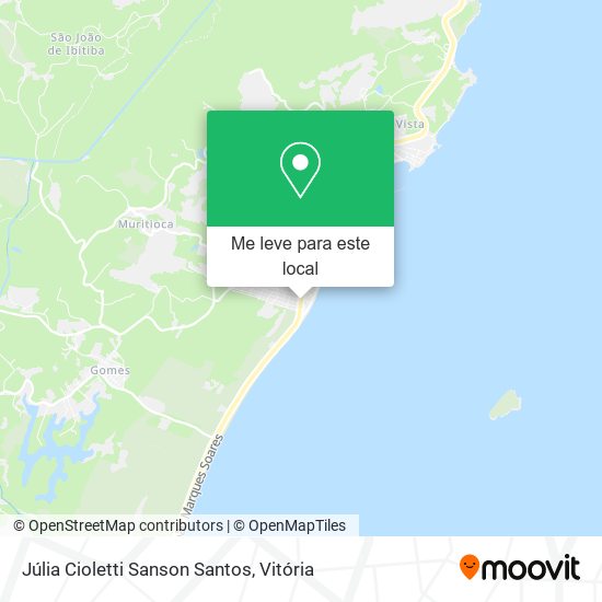 Júlia Cioletti Sanson Santos mapa
