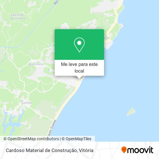 Cardoso Material de Construção mapa