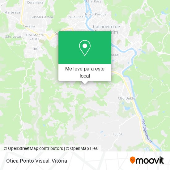 Ótica Ponto Visual mapa
