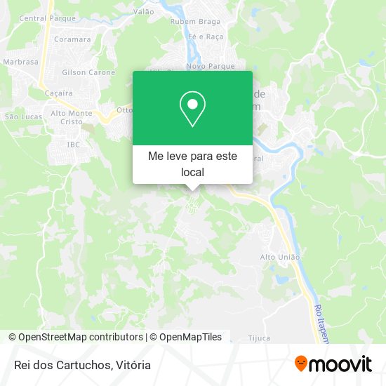 Rei dos Cartuchos mapa
