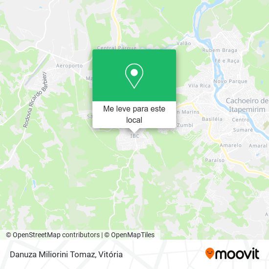 Danuza Miliorini Tomaz mapa