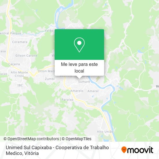 Unimed Sul Capixaba - Cooperativa de Trabalho Medico mapa