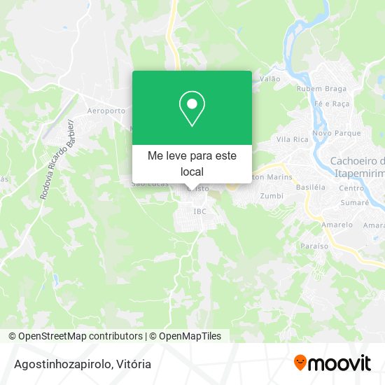 Agostinhozapirolo mapa