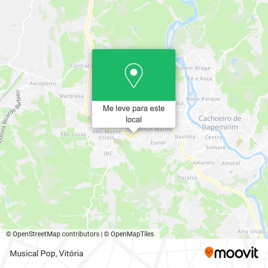 Musical Pop mapa