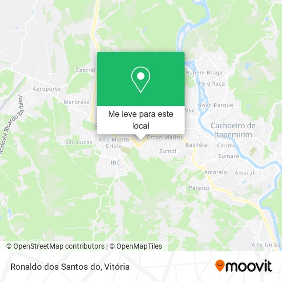 Ronaldo dos Santos do mapa