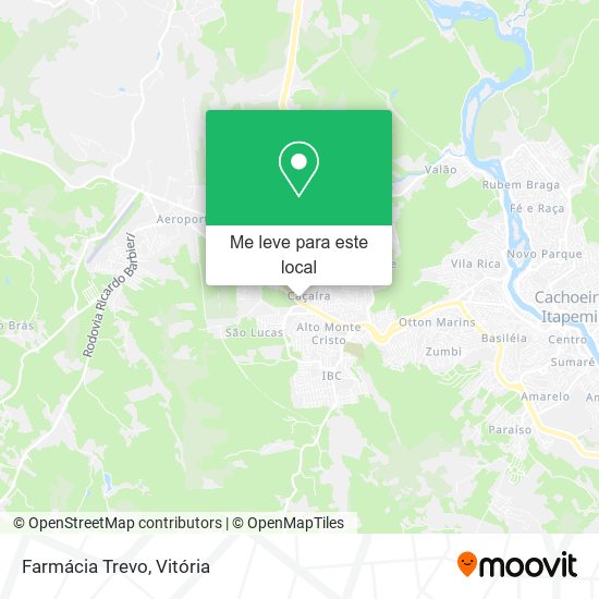 Farmácia Trevo mapa