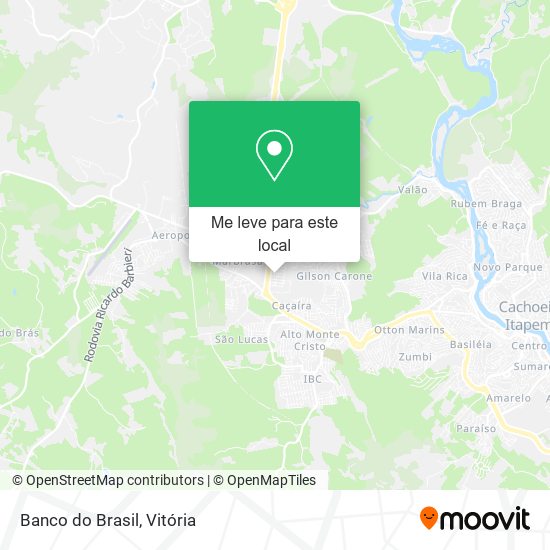 Banco do Brasil mapa