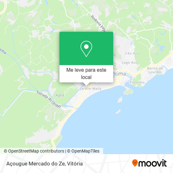 Açougue Mercado do Ze mapa