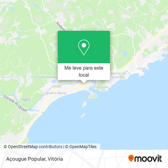 Açougue Popular mapa