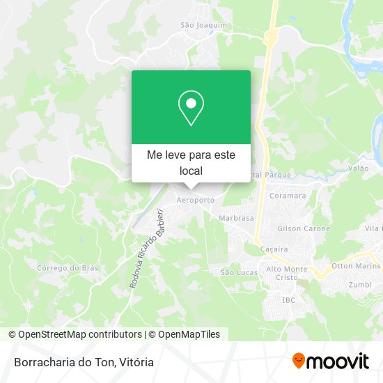 Borracharia do Ton mapa